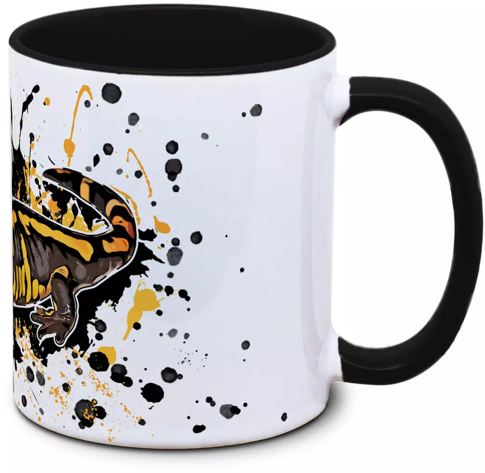 Salamandra salamandra (gelb) - Tassenkasper