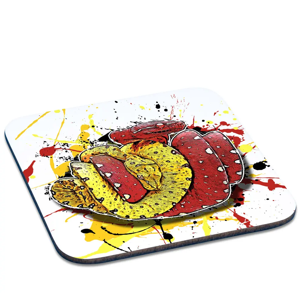 Untersetzer Morelia viridis - Tassenkasper