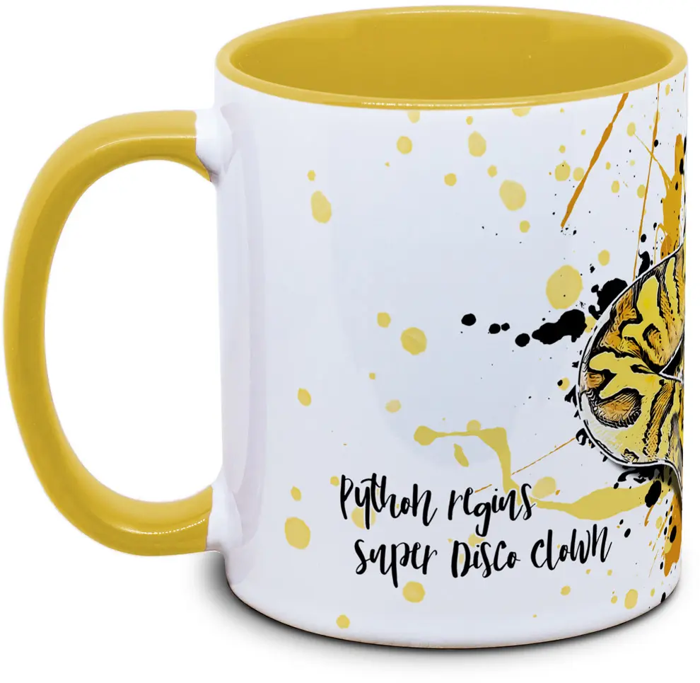 Python regius Super Disco Clown- Tassenkasper