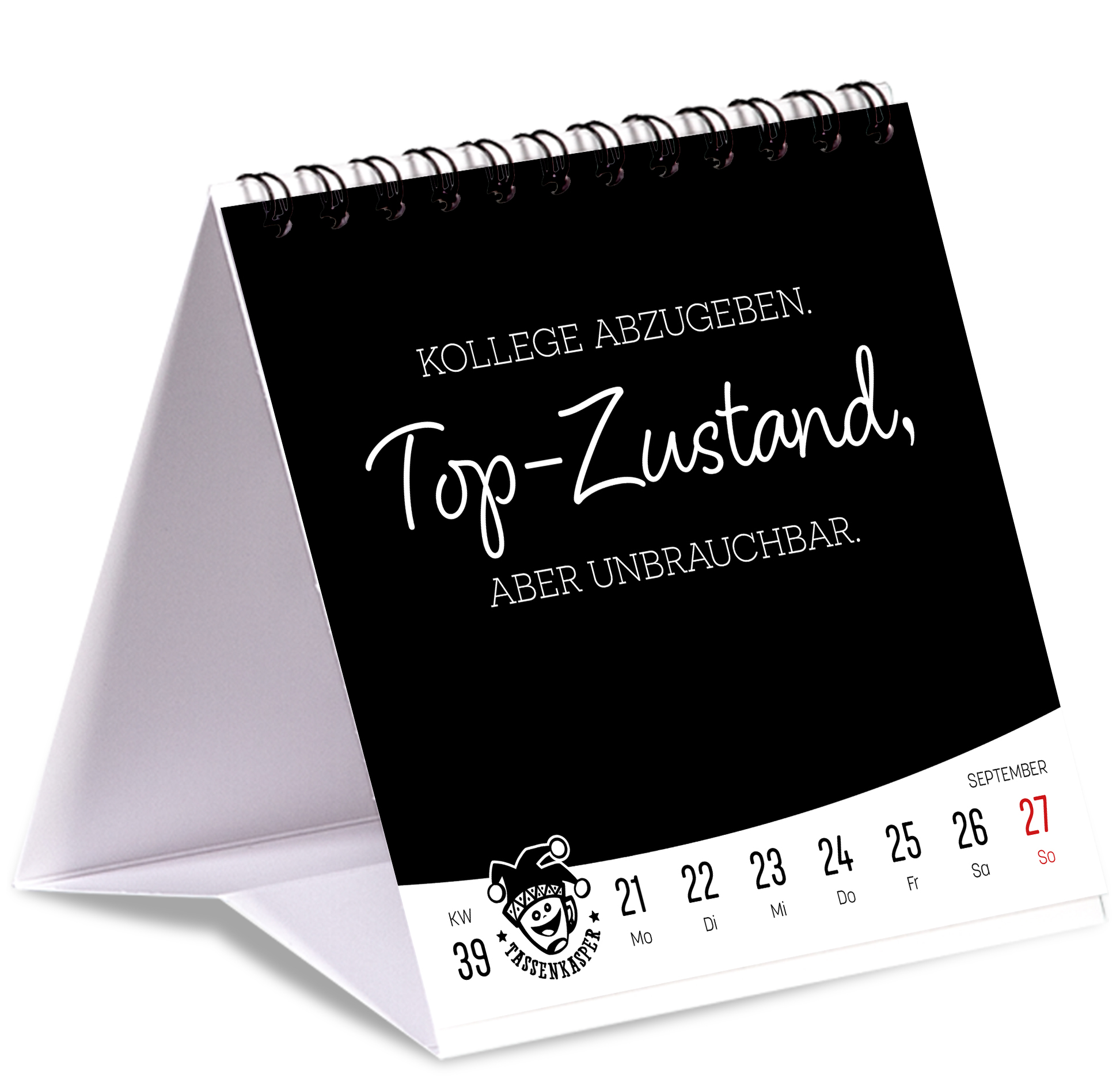 Sarkasmus Tischkalender 2026 - Tassenkasper